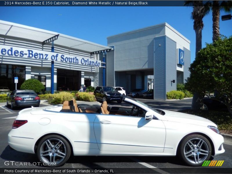 Diamond White Metallic / Natural Beige/Black 2014 Mercedes-Benz E 350 Cabriolet