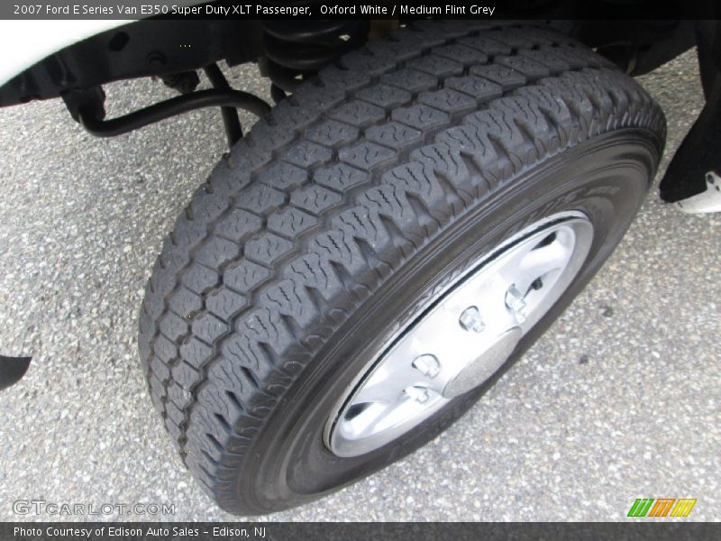 Oxford White / Medium Flint Grey 2007 Ford E Series Van E350 Super Duty XLT Passenger