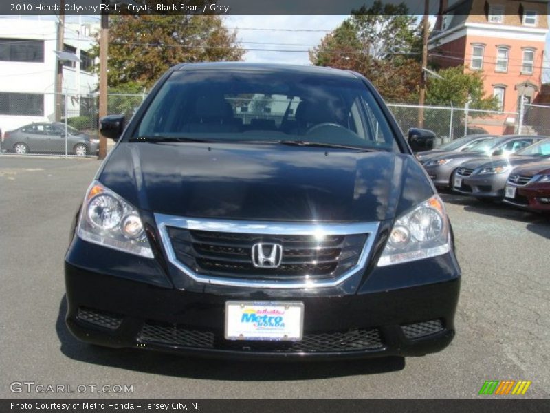 Crystal Black Pearl / Gray 2010 Honda Odyssey EX-L