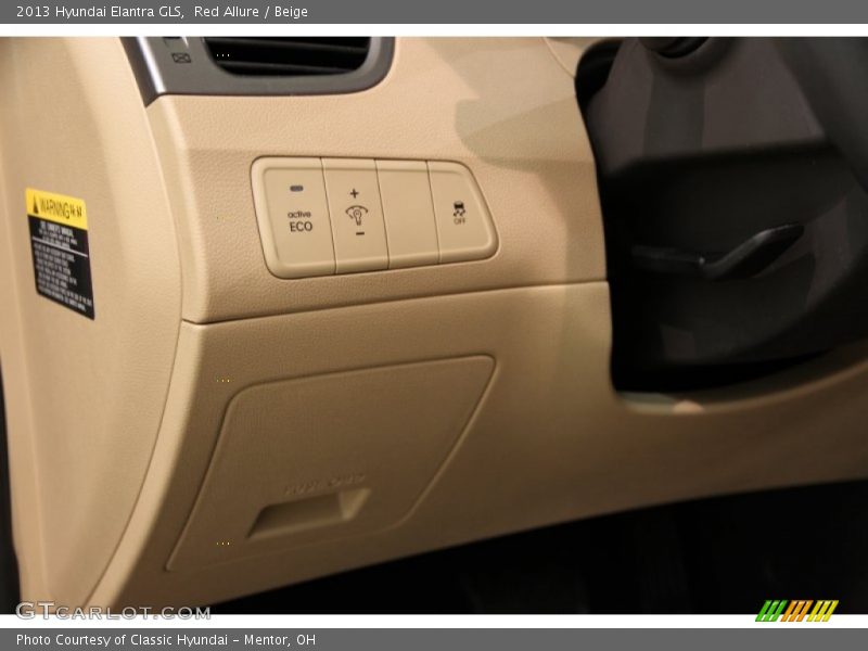 Red Allure / Beige 2013 Hyundai Elantra GLS