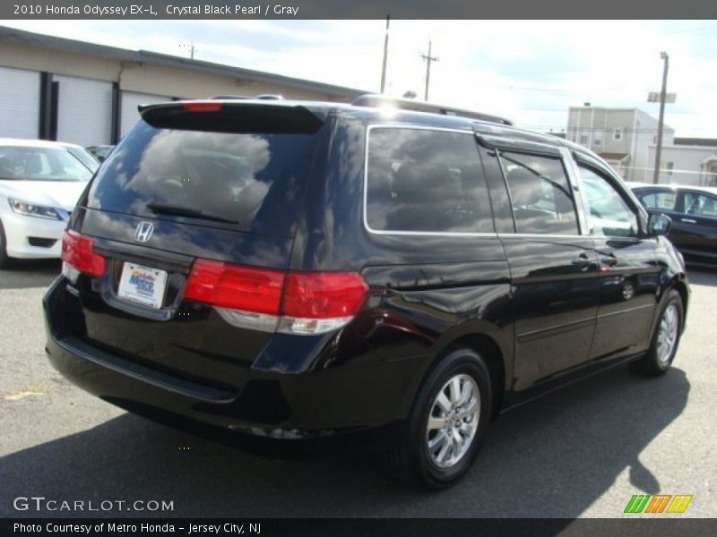 Crystal Black Pearl / Gray 2010 Honda Odyssey EX-L