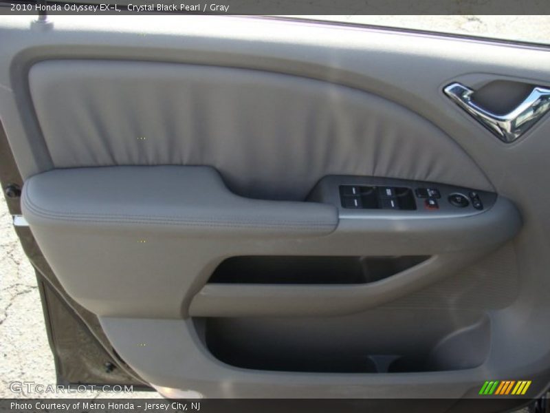 Crystal Black Pearl / Gray 2010 Honda Odyssey EX-L