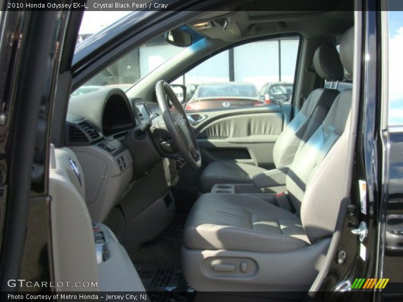 Crystal Black Pearl / Gray 2010 Honda Odyssey EX-L
