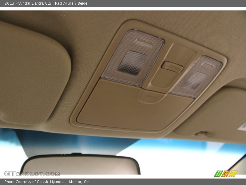 Red Allure / Beige 2013 Hyundai Elantra GLS