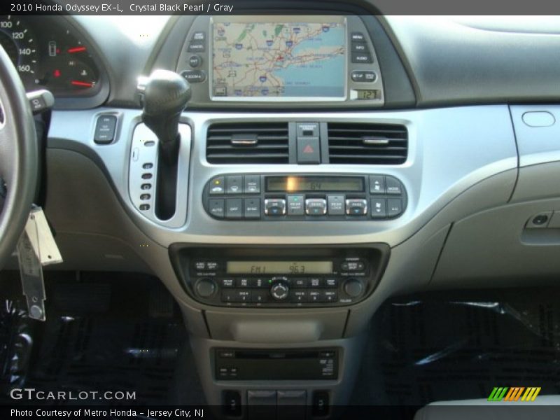 Crystal Black Pearl / Gray 2010 Honda Odyssey EX-L