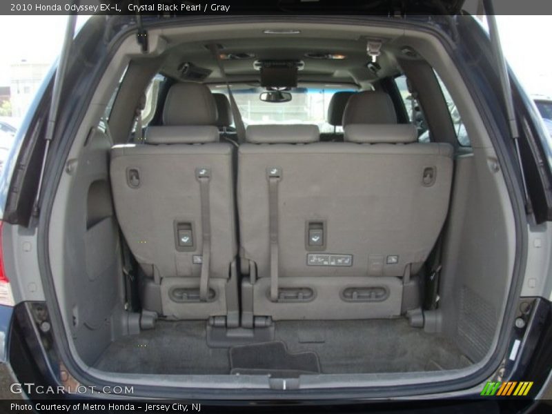 Crystal Black Pearl / Gray 2010 Honda Odyssey EX-L