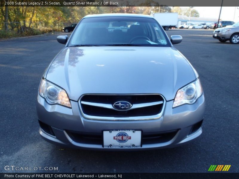 Quartz Silver Metallic / Off Black 2008 Subaru Legacy 2.5i Sedan