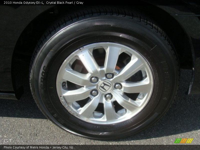 Crystal Black Pearl / Gray 2010 Honda Odyssey EX-L