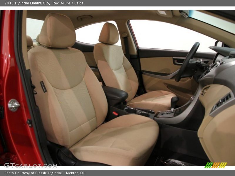 Red Allure / Beige 2013 Hyundai Elantra GLS
