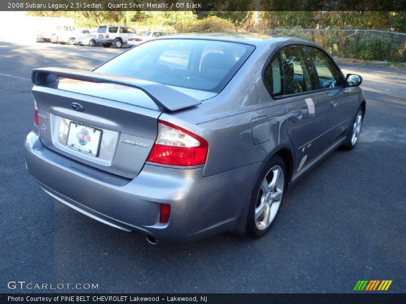 Quartz Silver Metallic / Off Black 2008 Subaru Legacy 2.5i Sedan