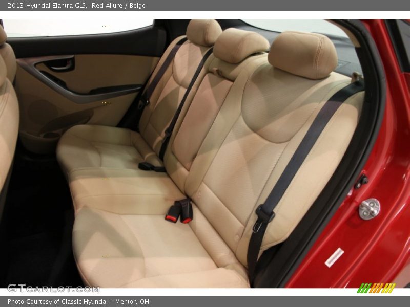 Red Allure / Beige 2013 Hyundai Elantra GLS