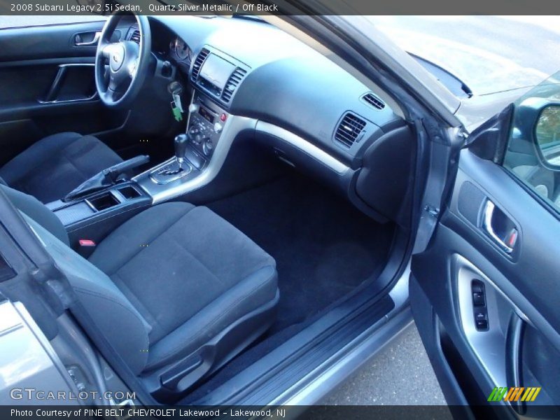 Quartz Silver Metallic / Off Black 2008 Subaru Legacy 2.5i Sedan