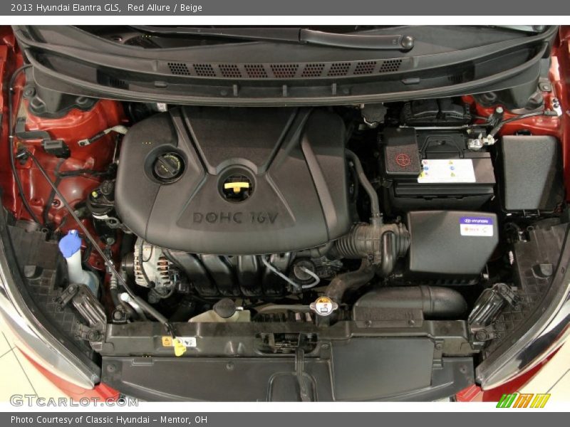Red Allure / Beige 2013 Hyundai Elantra GLS