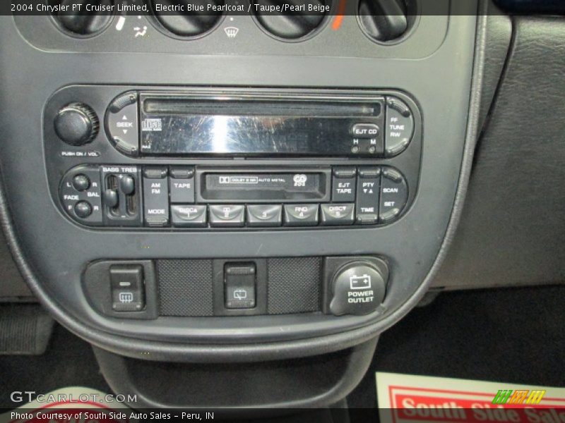 Electric Blue Pearlcoat / Taupe/Pearl Beige 2004 Chrysler PT Cruiser Limited