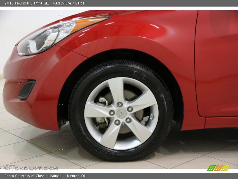 Red Allure / Beige 2013 Hyundai Elantra GLS