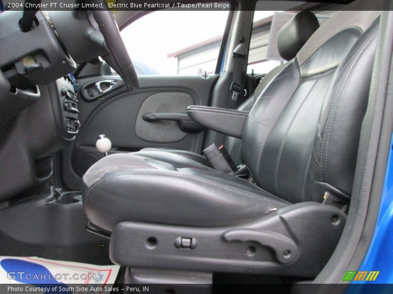 Electric Blue Pearlcoat / Taupe/Pearl Beige 2004 Chrysler PT Cruiser Limited