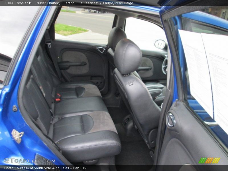 Electric Blue Pearlcoat / Taupe/Pearl Beige 2004 Chrysler PT Cruiser Limited
