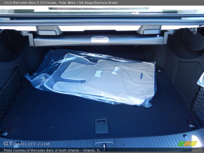 Polar White / Silk Beige/Espresso Brown 2014 Mercedes-Benz E 350 Sedan