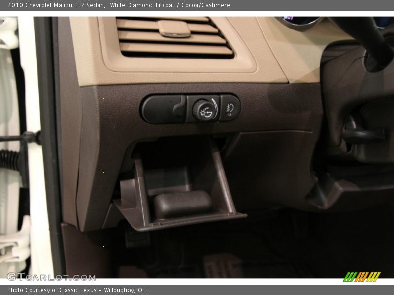 White Diamond Tricoat / Cocoa/Cashmere 2010 Chevrolet Malibu LTZ Sedan