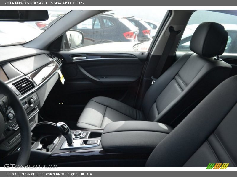 Alpine White / Black 2014 BMW X6 xDrive35i