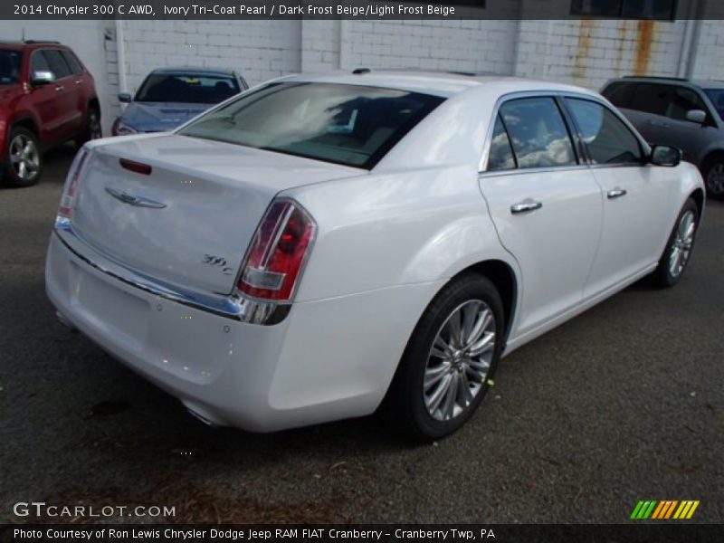 Ivory Tri-Coat Pearl / Dark Frost Beige/Light Frost Beige 2014 Chrysler 300 C AWD