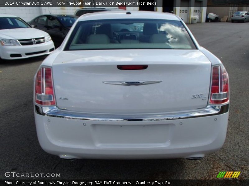 Ivory Tri-Coat Pearl / Dark Frost Beige/Light Frost Beige 2014 Chrysler 300 C AWD