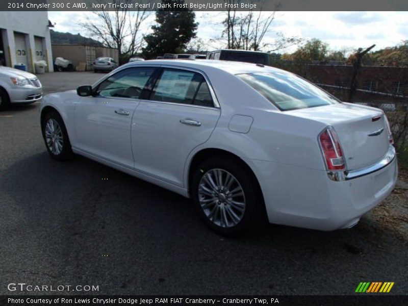 Ivory Tri-Coat Pearl / Dark Frost Beige/Light Frost Beige 2014 Chrysler 300 C AWD
