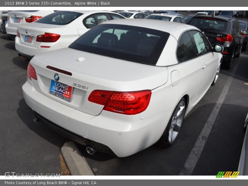 Alpine White / Black 2013 BMW 3 Series 335i Convertible
