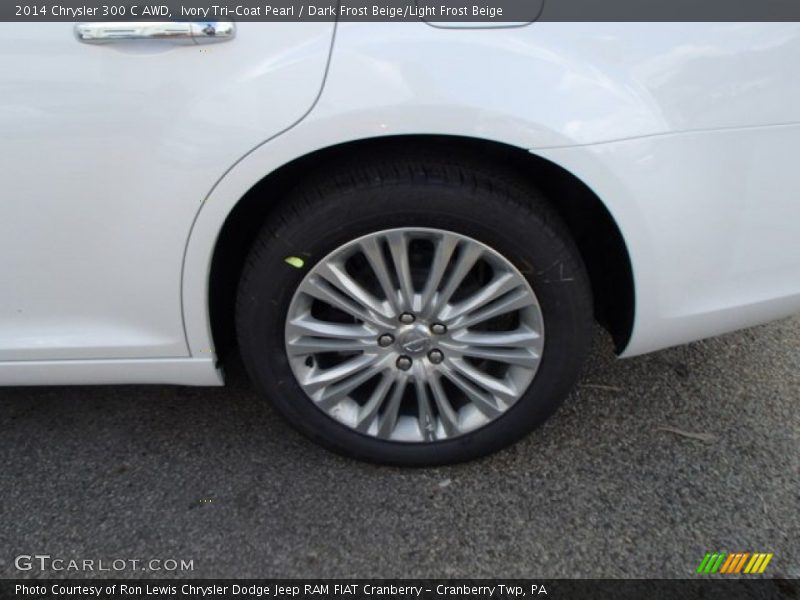 Ivory Tri-Coat Pearl / Dark Frost Beige/Light Frost Beige 2014 Chrysler 300 C AWD