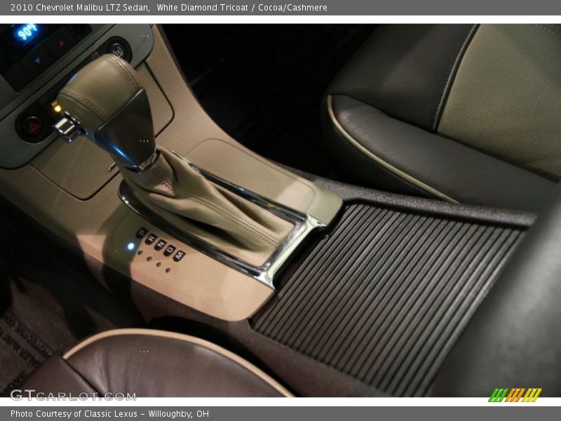 White Diamond Tricoat / Cocoa/Cashmere 2010 Chevrolet Malibu LTZ Sedan
