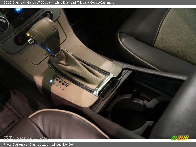 White Diamond Tricoat / Cocoa/Cashmere 2010 Chevrolet Malibu LTZ Sedan