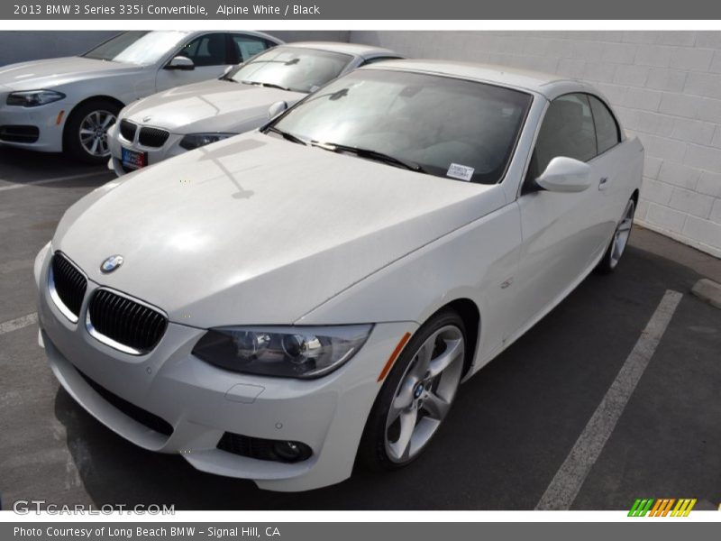 Alpine White / Black 2013 BMW 3 Series 335i Convertible