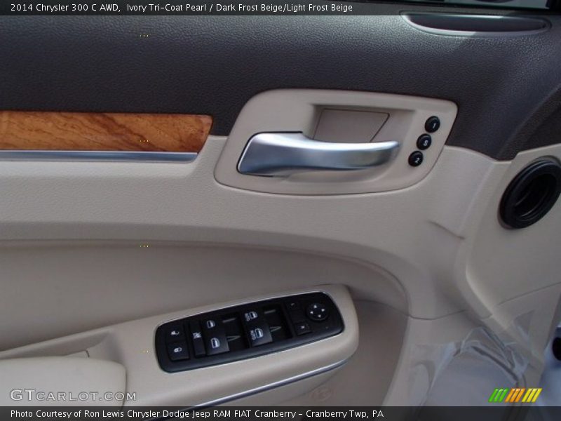 Ivory Tri-Coat Pearl / Dark Frost Beige/Light Frost Beige 2014 Chrysler 300 C AWD