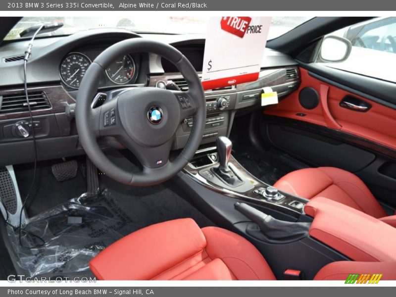 Coral Red/Black Interior - 2013 3 Series 335i Convertible 