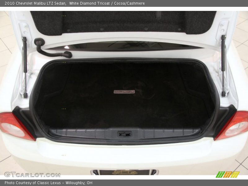 White Diamond Tricoat / Cocoa/Cashmere 2010 Chevrolet Malibu LTZ Sedan