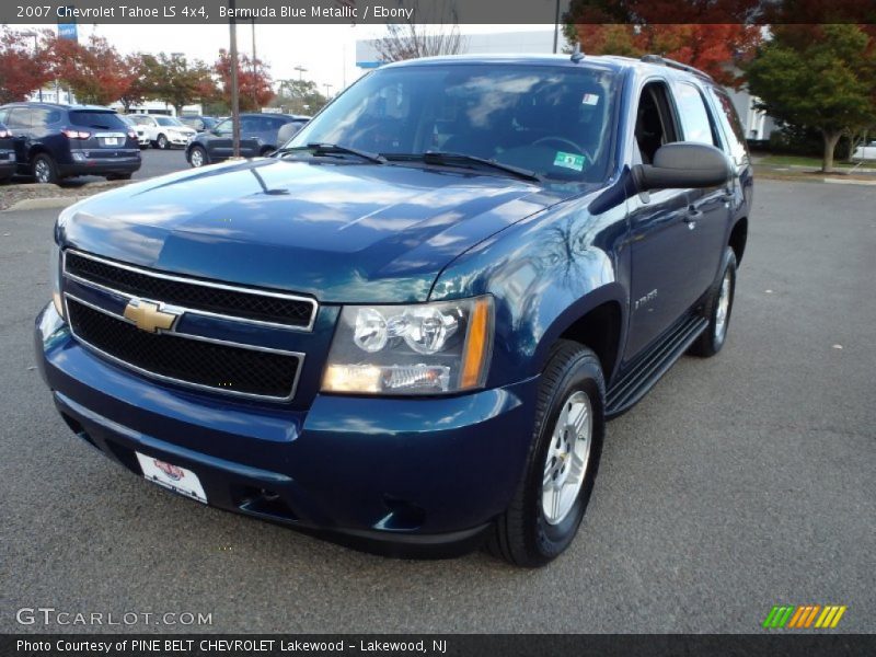 Bermuda Blue Metallic / Ebony 2007 Chevrolet Tahoe LS 4x4
