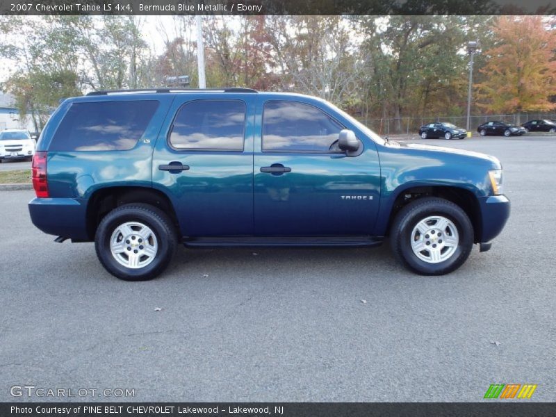 Bermuda Blue Metallic / Ebony 2007 Chevrolet Tahoe LS 4x4