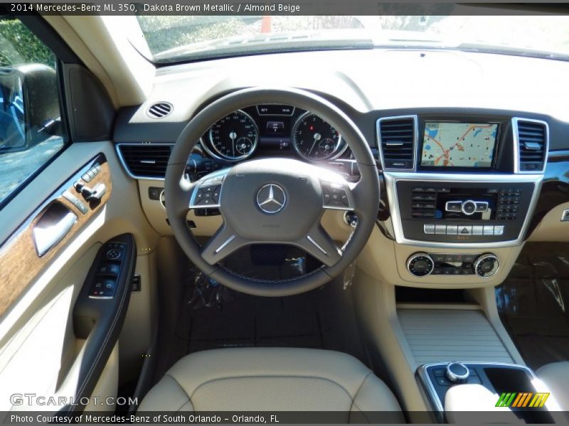 Dakota Brown Metallic / Almond Beige 2014 Mercedes-Benz ML 350