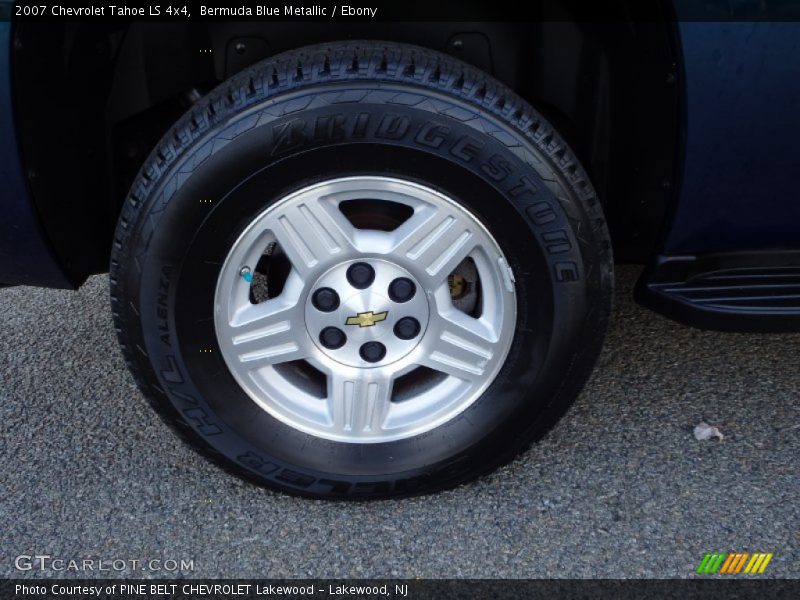 Bermuda Blue Metallic / Ebony 2007 Chevrolet Tahoe LS 4x4