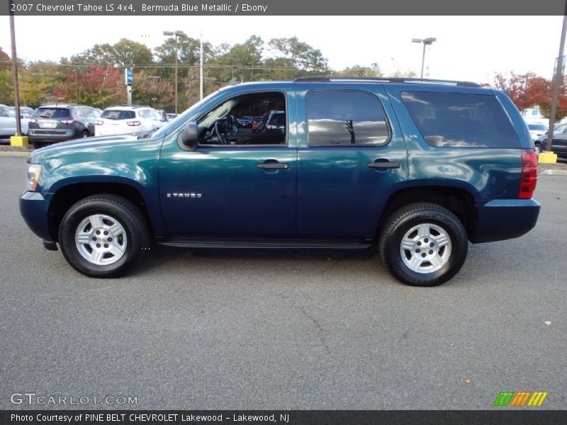 Bermuda Blue Metallic / Ebony 2007 Chevrolet Tahoe LS 4x4