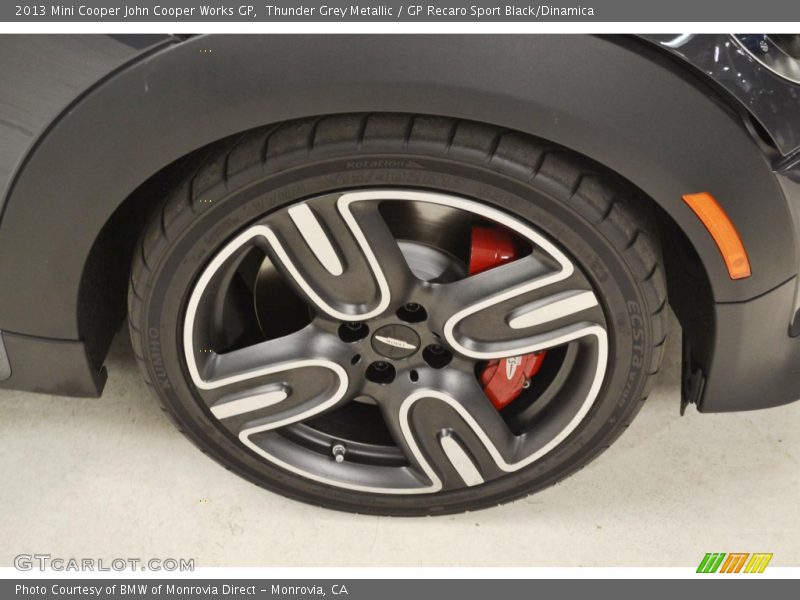 Thunder Grey Metallic / GP Recaro Sport Black/Dinamica 2013 Mini Cooper John Cooper Works GP