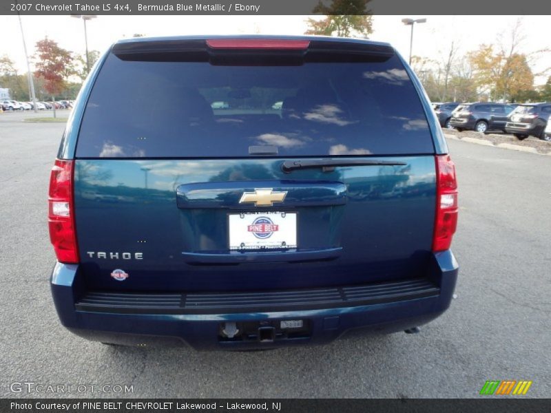 Bermuda Blue Metallic / Ebony 2007 Chevrolet Tahoe LS 4x4
