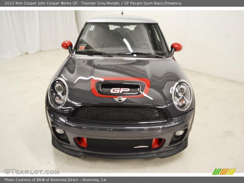 Thunder Grey Metallic / GP Recaro Sport Black/Dinamica 2013 Mini Cooper John Cooper Works GP