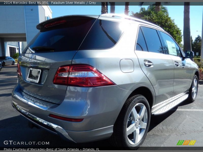 Paladium Silver Metallic / Grey 2014 Mercedes-Benz ML 350