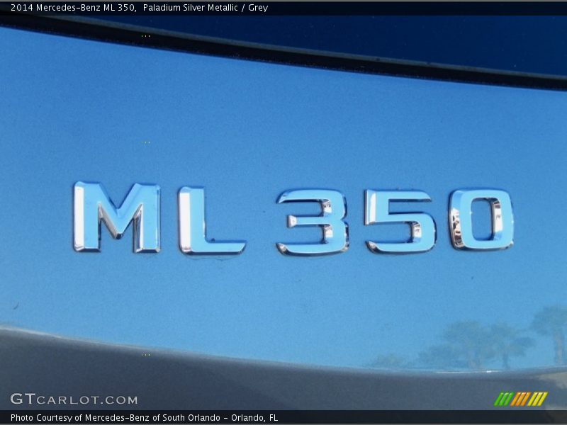 Paladium Silver Metallic / Grey 2014 Mercedes-Benz ML 350