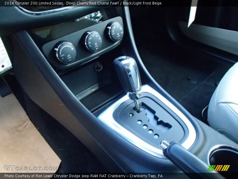 Deep Cherry Red Crystal Pearl / Black/Light Frost Beige 2014 Chrysler 200 Limited Sedan