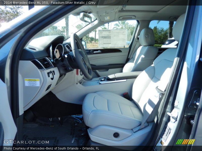 Paladium Silver Metallic / Grey 2014 Mercedes-Benz ML 350