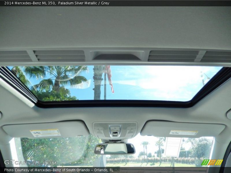 Paladium Silver Metallic / Grey 2014 Mercedes-Benz ML 350