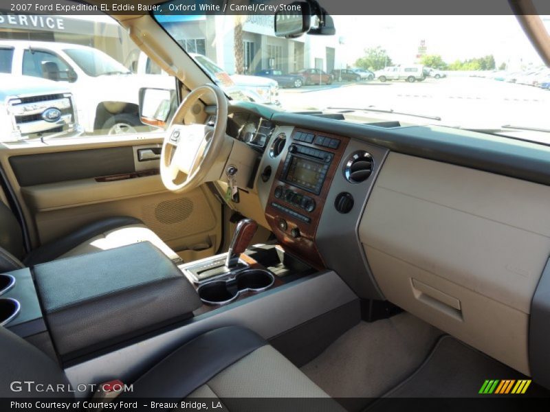 Oxford White / Camel/Grey Stone 2007 Ford Expedition EL Eddie Bauer
