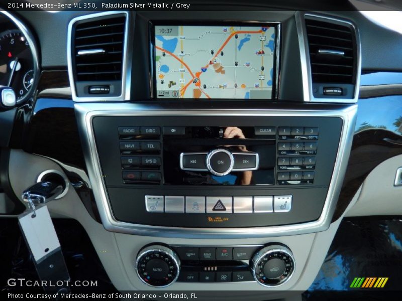 Paladium Silver Metallic / Grey 2014 Mercedes-Benz ML 350